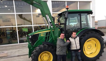  Agrícola Noroeste entrega John Deere  6115MC  En San Cristobal de Entreviñas, Jose Angel 