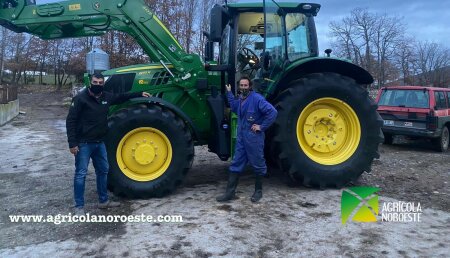 Agrícola Noroeste entrega John Deere 6155R + PALA 643R a JOSE IGNACIO