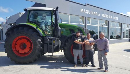 Maquinaria LISTE entrega Tractor Fendt 936 Vario Profi de 360CV a la cooperativa ARANXES de Monfero