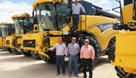 10º Cosechadora New Holland para los Hermanos Martínez Núñez