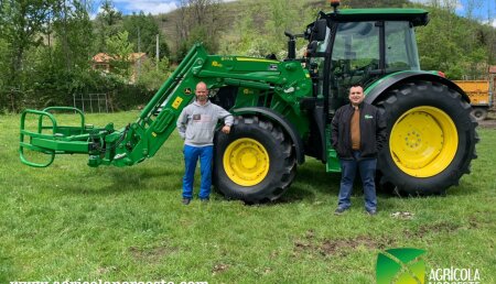 Agrícola Noroeste entrega John Deere 6115MC a David Rodriguez