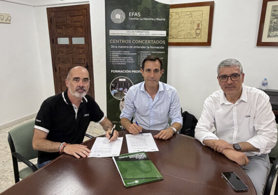 Case IH, New Holland y EFAS firman un acuerdo estratégico para fomentar la formación de jóvenes y su acceso al mercado laboral agrario