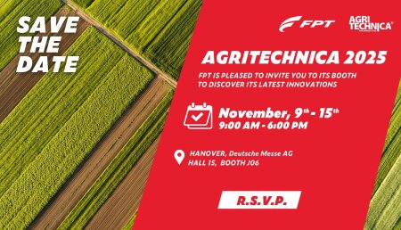 FPT EN CAMINO HACIA AGRITECHNICA 2025: UNA GAMA COMPLETA QUE IMPULSA LA AGRICULTURA DE HOY Y DEL FUTURO, CON NUEVOS ANUNCIOS DE CLIENTES QUE DESTACAN LA PRESENCIA DE LA MARCA.