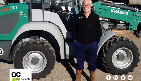 Agrícola Castellana entrega a SAT Arronte esta Kramer KL25.5T.
