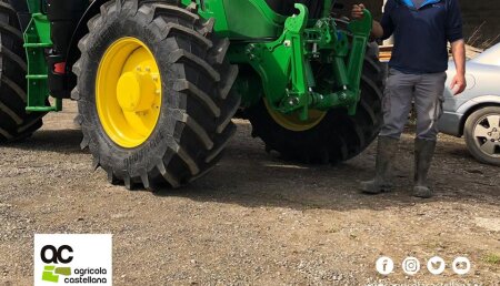 Agrícola Castellana entrega John Deere 6155M a Mon, de SAT LOS YUGOS