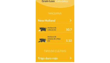 New Holland lanza la aplicación Grain Loss Calculator para facilitar un ajuste óptimo de la cosechadora