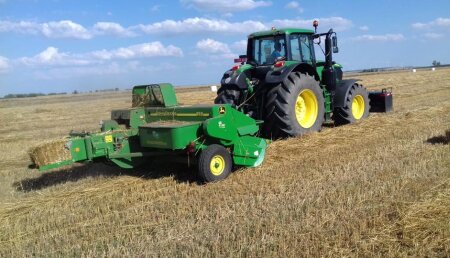 Agricola Castellana Entrega John Deere  359T a Quijano S.C. de Lobera de la Vega (Palencia).