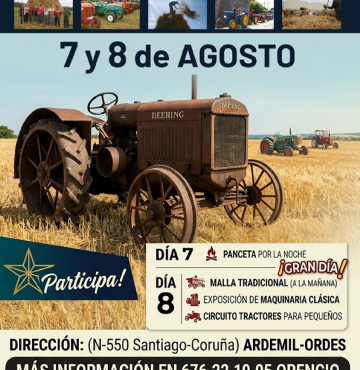 Malla Ardemil 2026: tradición, tractores clásicos y cultura agrícola vuelven a reunirse en Ordes