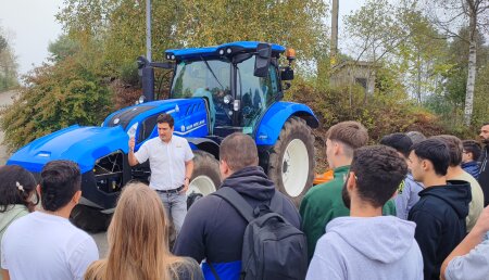 New Holland T6.180 Methane Power en el Centro de Formación de Alta Montaña de Galicia