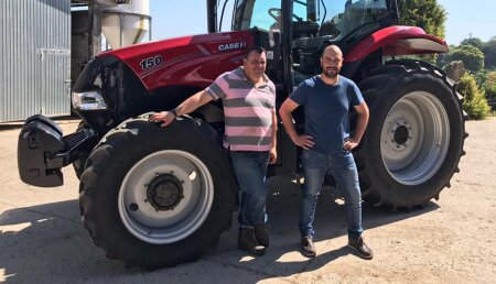 Agricola Calvo entrega  CASE IH MAXXUN 150 Multicontroller a Manolo de Santa Icia - Sarria. 
