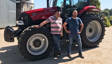 Agricola Calvo entrega  CASE IH MAXXUN 150 Multicontroller a Manolo de Santa Icia - Sarria. 