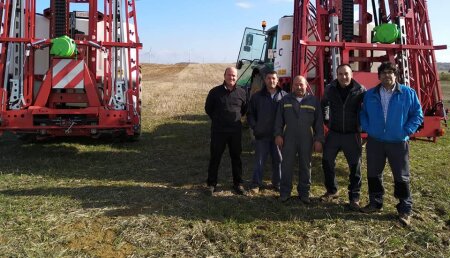 Comercial agrosahagun entrega a  Miguel Angel Prieto de San Pedro de Valderaduey   ATASA EURO-COMPAC de 2000 litros y 24 metros.