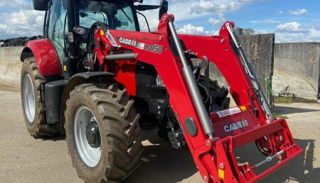 Agricola Calvo entrega pala  CASE IH stoll lrz 150 a S.C.G Del Campo Lamaboa en San Juan del Campo ( Lugo )