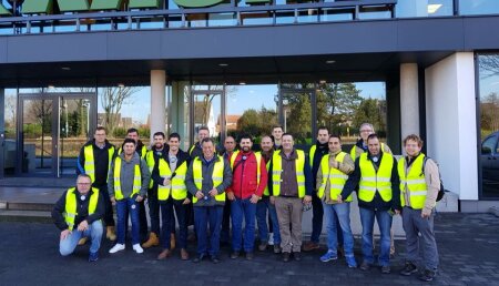 Farming Agrícola Viaje de clientes para visitar Krone, Amazone y BvL