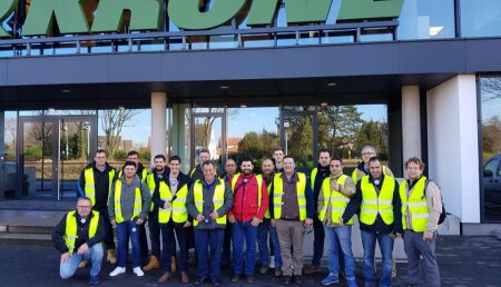 Farming Agrícola Viaje de clientes para visitar Krone, Amazone y BvL