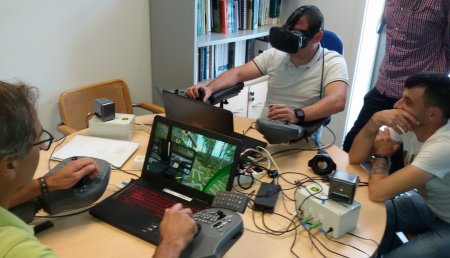 La realidad virtual entrena a los trabajadores del sector forestal gallego en el manejo de maquinaria forestal