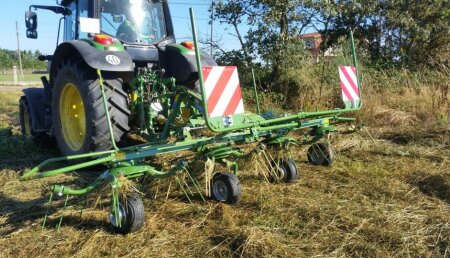 Agrícola Suárez entrega  KRONE KW 4.62 a Coop. Antelana  en Xinzo