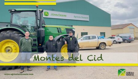 Agrícola Noroeste entrega John Deere  6R - 6250R  a Alvaro Cid Fernandez y Francisco Prieto de la Rosa