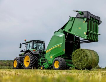 John Deere presenta la siguiente generación de rotoempacadoras