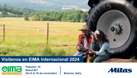 Mitas: un legado de neumáticos agrícolas fiables en la exposición EIMA 2024