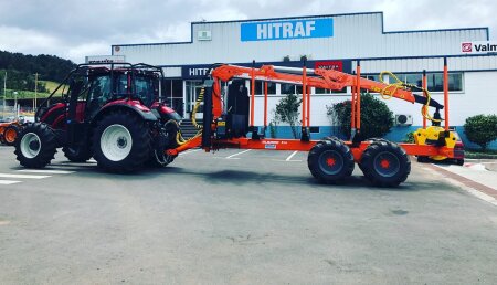 Hitraf - Equipo forestal con grua sobre remolque