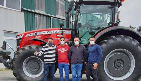 Maxideza entrega a Blancovilar Cabreiro s.l. , de Guntín, Lugo, Massey Ferguson 8727 S