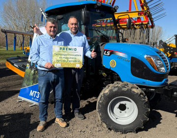 El tractor LS MT3.60, Premio a la Innovación Tecnológica en Maquinaria Agrícola y Ganadera en la Feria de Valencia de Don Juan (León) por distribuidor Ferca