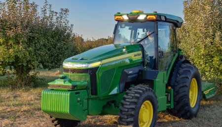 John Deere presenta su nueva maquinaria y tecnología autónoma en el CES 2025