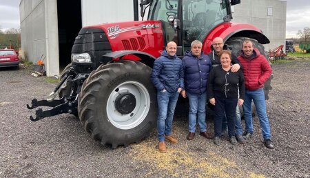 Agricola Calvo  entrega CASE IH puma 165 multicontroler Premiun a QUINTAS AUGUSTO,SC en Sandiás ( Ourense )