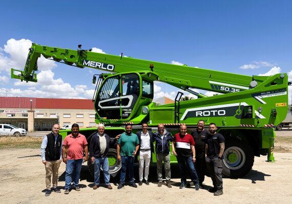 Merlo Ibérica entrega la primera ROTO50.35SPLUS
