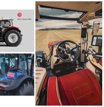 Triple victoria para las marcas de CNH en los premios Red Dot Design Awards 2026.