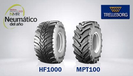 Los modelos HF1000 y MPT1000 de Trelleborg ganan el “Premio al Neumático Agrícola del Año 2024” en España