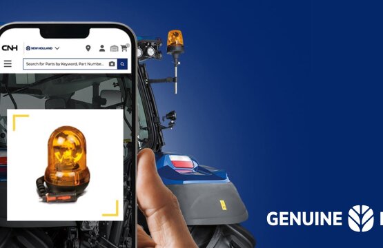 New Holland presenta la búsqueda visual de piezas impulsada por IA en mycnhstore en AGRITECHNICA