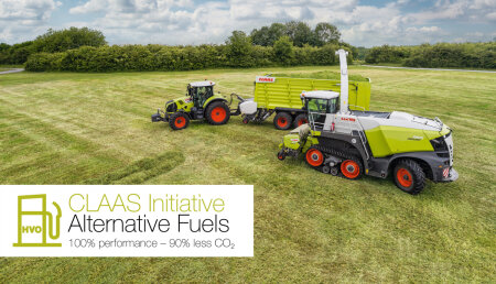 CLAAS: Aprobación para el uso de combustible renovable HVO (Aceite Vegetal tratado con hidrógeno) en tractores, cosechadoras y picadoras de forraje 