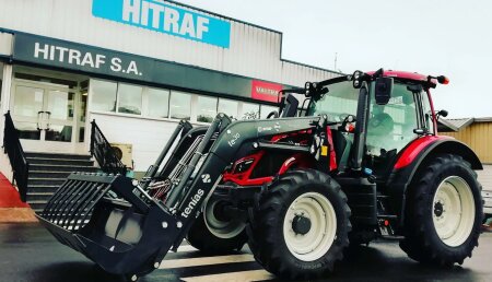 Hitraf Entrega ValtraN134  con Pala Tenias TE-30