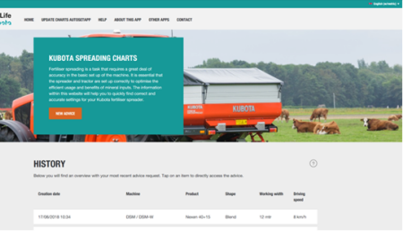 Nueva Website y nueva App – Fácil ajuste de su abonadora Kubota