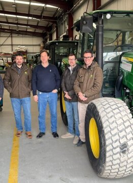 Deltacinco refuerza la digitalización de la flota de tractores de Laziturri con la tecnología JDLink™ de John Deere