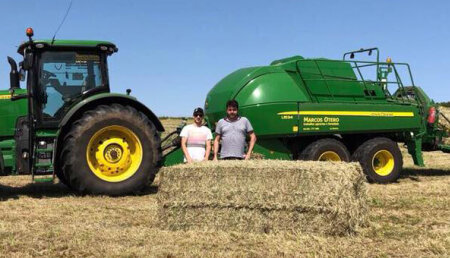  Agrícola Noroeste entrega MACROEMPACADORA John Deere 1534 a Marcos Otero