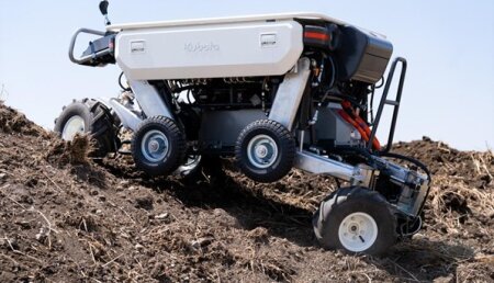Kubota presenta una galardonada plataforma todoterreno para trabajar en terrenos accidentados
