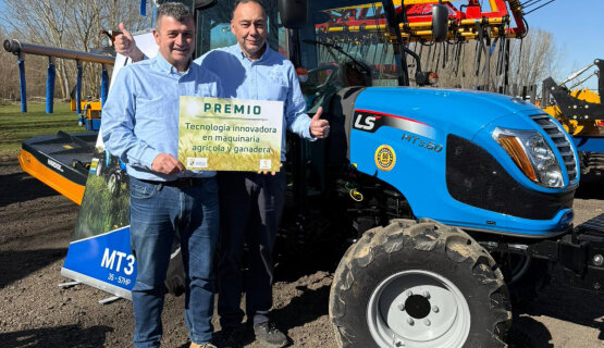 El tractor LS MT3.60, Premio a la Innovación Tecnológica en Maquinaria Agrícola y Ganadera en la Feria de Valencia de Don Juan (León) por distribuidor Ferca