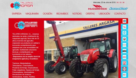 Talleres Argasa ya dispone de nueva Web