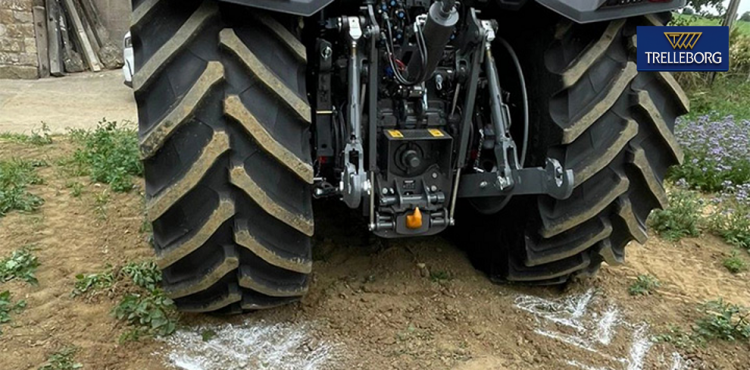Trelleborg Tires demuestra la importancia de la presión  de hinchado de los neumáticos durante el BASF Demo Day