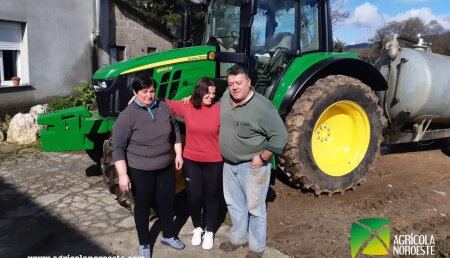 Agrícola Noroeste entrega John Deere 6100M a Ganaderia Maruxo