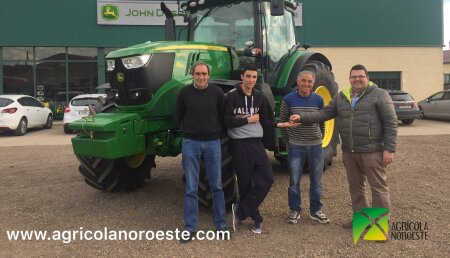 Agricola Noroeste entrega John Deere 6175R a   Luis, Lucas y Eutiquio (Sahagun-Leon) 