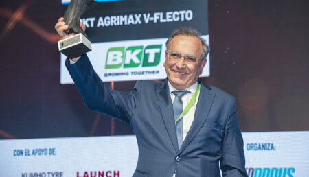 BKT Agrimax V-Flecto gana los premios Hevea