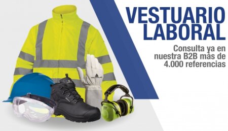 Recambios Frain incorpora su sección de vestuario laboral a su tienda online.