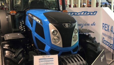 Advanced Driving System de Landini REX 4 “Máquina innovadora” en la feria de Valladolid