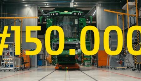 La fábrica de John Deere en Zweibrücken (Alemania) produce su cosechadora 150.000
