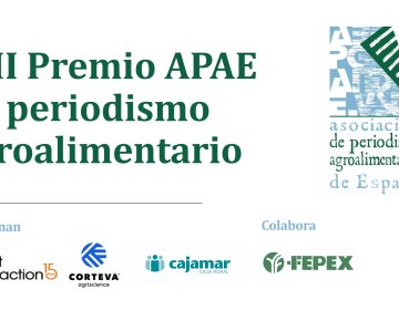 Emilio Fernández e Ibernalo Mendivi, Luis María Henares, Chus García y José Antonio González, ganadores de los XIII Premios de Periodismo Agroalimentario de APAE