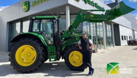 Agrícola Noroeste entrega Jhon Deere 6M - 6130M + Pala Cargadora 623R a Baldu y Alfonso